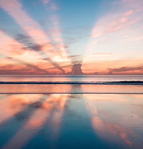 Sunset beach Florida
